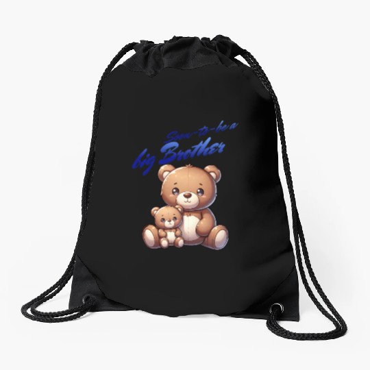 I'm Going To Be A Big Brother Cute Teddy Bears, Drawstring Bags
