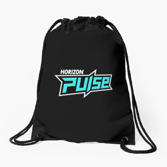 Horizon Pulse Radio Drawstring Bags