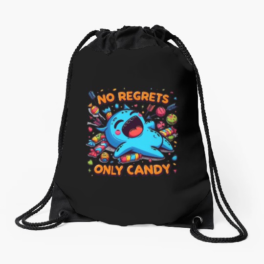 Disneyland No Regrets Only Candy Drawstring Bags