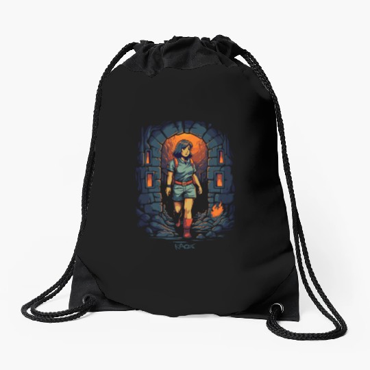 Explore the Dungeon with Dora Drawstring Bags