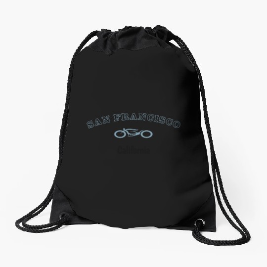 San Francisco California RCC - Rider CityClub Drawstring Bags