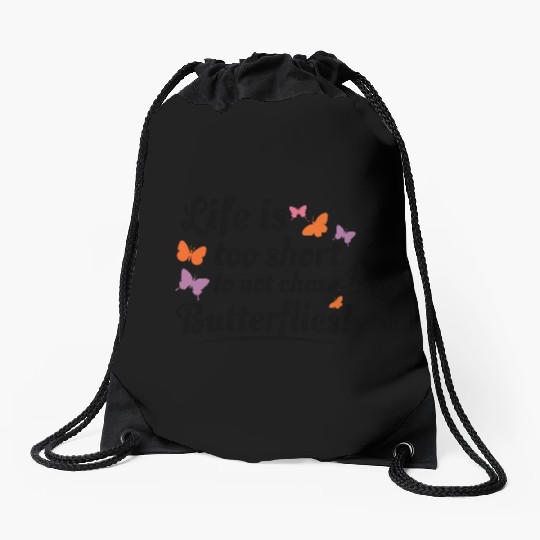 Butterfly Butterflies Insect Collector Entomology Drawstring Bags