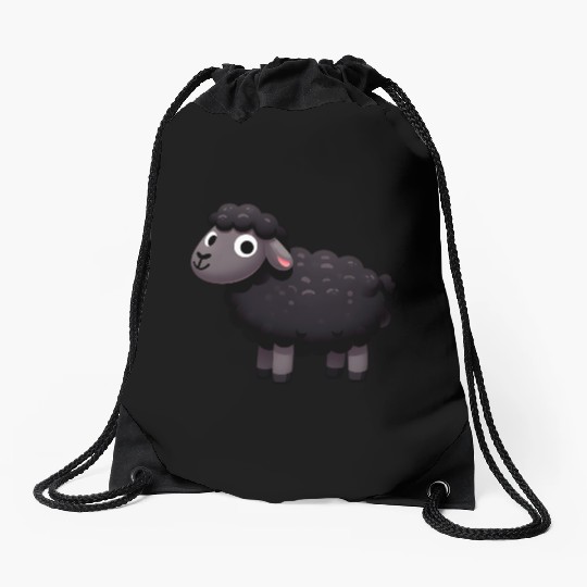 BLACK SHEEP for the Black Sheep of the family! Drawstring Bags
