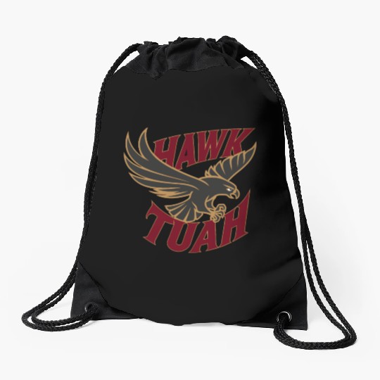 Hawk Tuah Apparel - Soar with Style Drawstring Bags