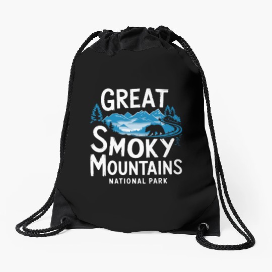 Great smoky mountains national park. Drawstring Bags
