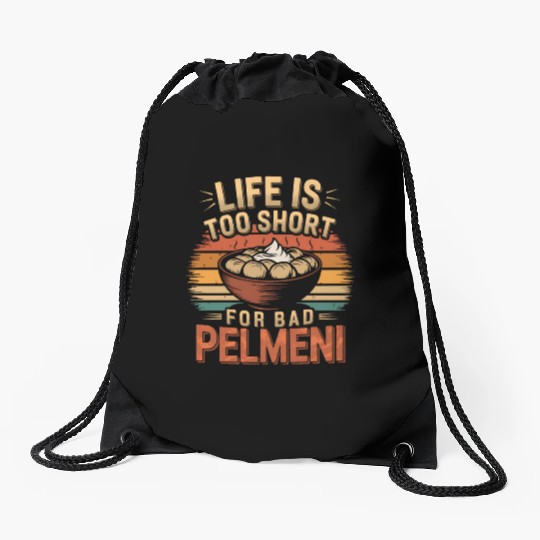 Pelmeni Dumpling Russian Comfort Food Drawstring Bags