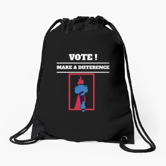 Vote For Liberty and Freedom Drawstring Bags