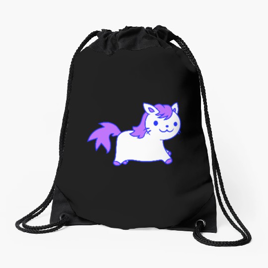 Little Pony Cat Face Little Small Horse Riding Fun Drawstring Bags