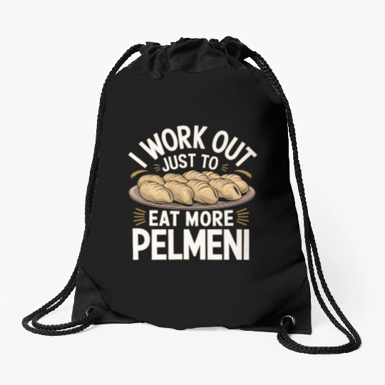 Pelmeni Dumpling Traditional Russian Drawstring Bags