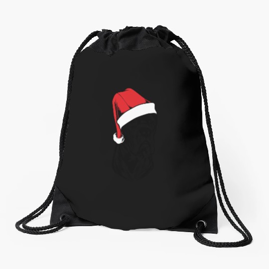 CANE CORSO Christmas Magic Unleashed with style Drawstring Bags