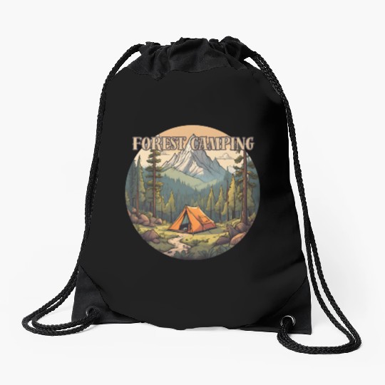 Camping Adventure | Explore the Nature | Mountain Drawstring Bags