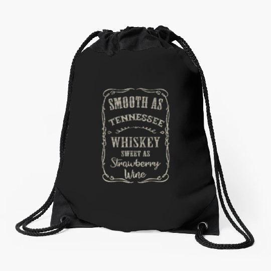 Smooth as Tennessee Whiskey Funny Humour Vacation Drawstring Bags