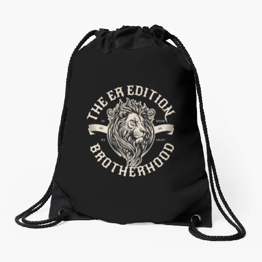 Best The ER Brotherhood Edition 2024 Male Nurse Drawstring Bags
