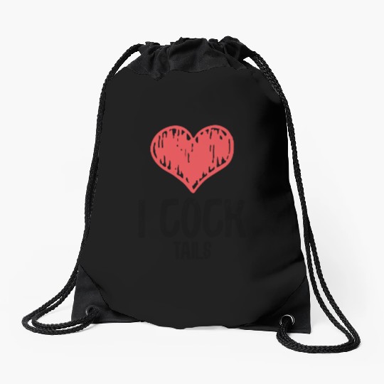 Funny I Love Cocktails 3 Drawstring Bags