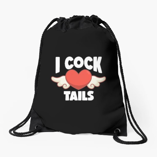 Funny I Love Cocktails 8 Drawstring Bags