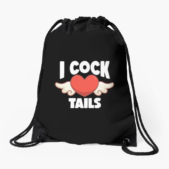 Funny I Love Cocktails 8 Drawstring Bags