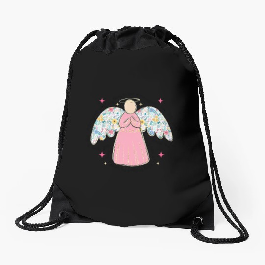 LUKE 2 19 GLORY TO GOD IN THE HIGHEST Drawstring Bags