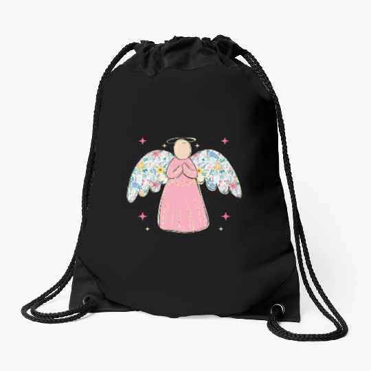 LUKE 2 19 GLORY TO GOD IN THE HIGHEST Drawstring Bags