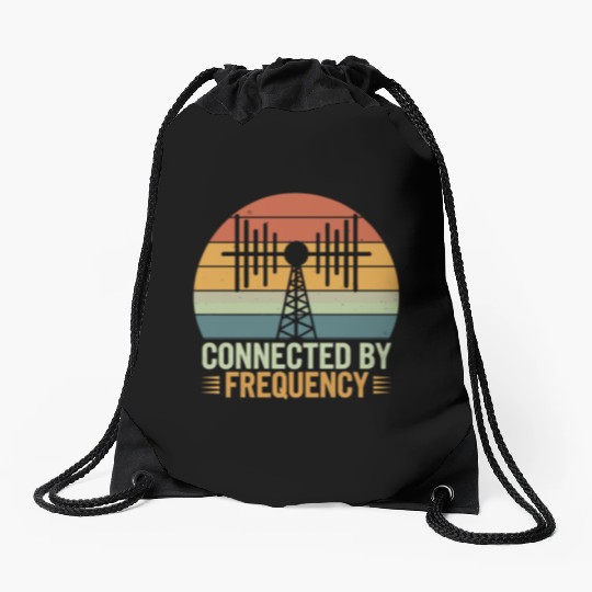 Amateur Radio Operator Ham Radio Connected By Drawstring Bags