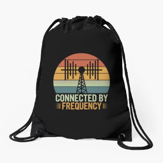 Amateur Radio Operator Ham Radio Connected By Drawstring Bags