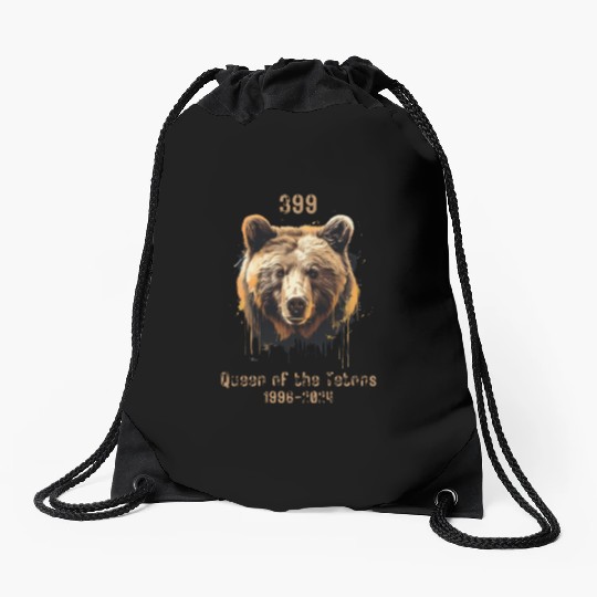399 Queen of the Tetons National Park 1996 - 2024 Drawstring Bags