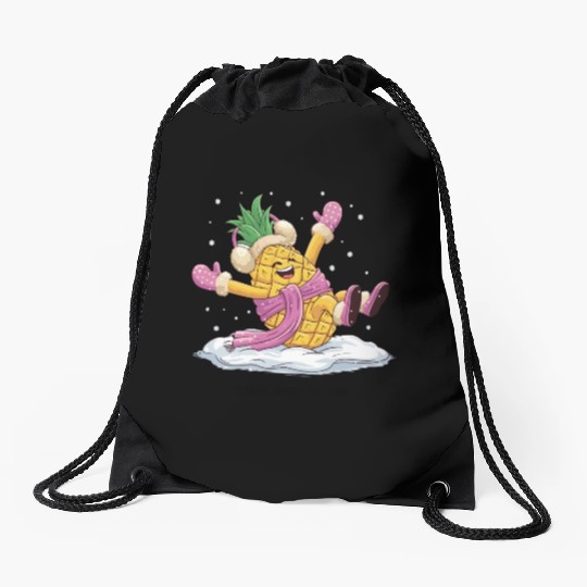 Chillin' pineapple style Drawstring Bags