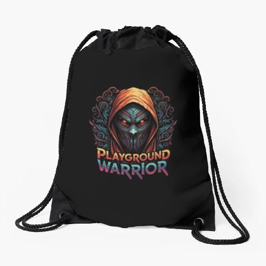 Playground Warrior Drawstring Bags