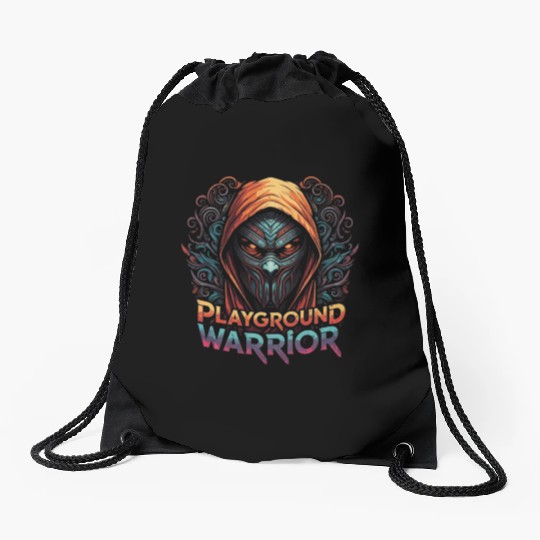 Playground Warrior Drawstring Bags