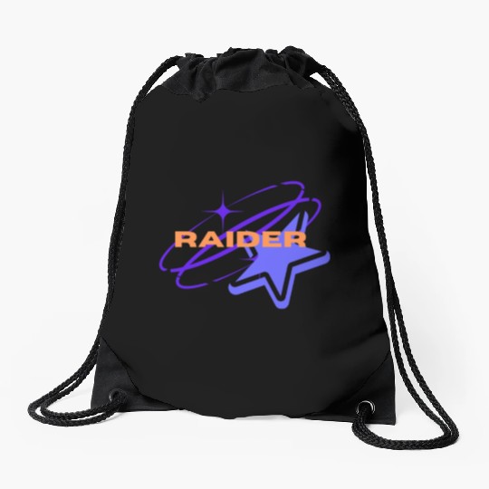 Raiders on the street Drawstring Bags