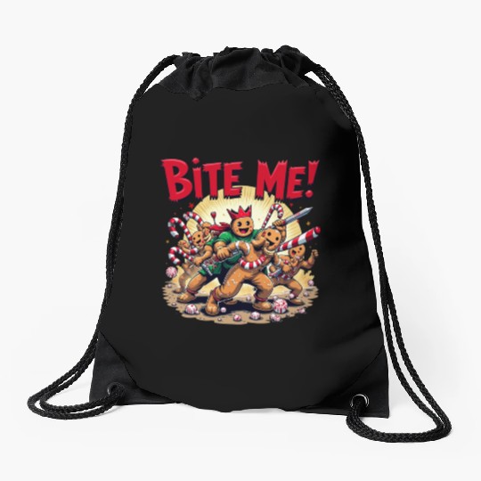 Cookie Combat Drawstring Bags