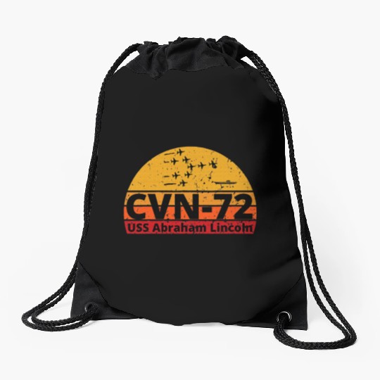 US Aircraft Carrier CVN 72 USS Abraham Lincoln Drawstring Bags