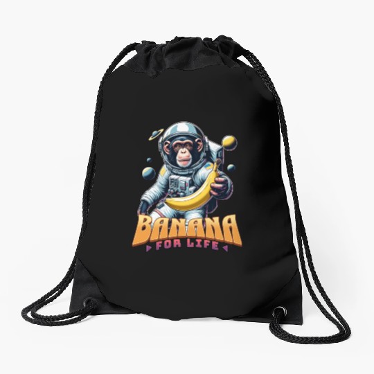 Banana For Life Drawstring Bags