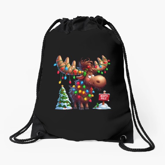 North Pole Readers 2 ALPA STORE Drawstring Bags