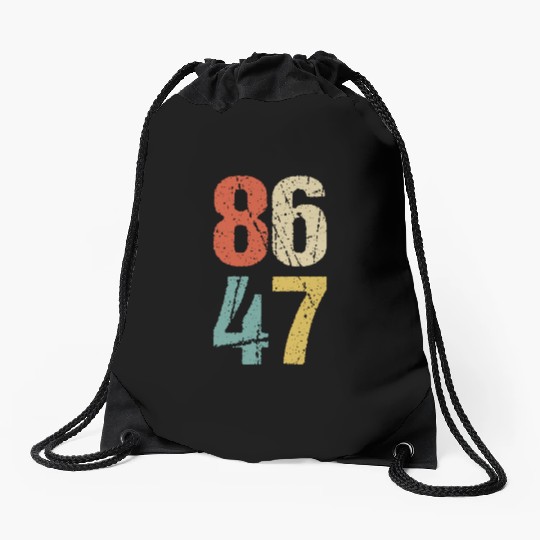 Anti-Trump - 86 47 I Drawstring Bags