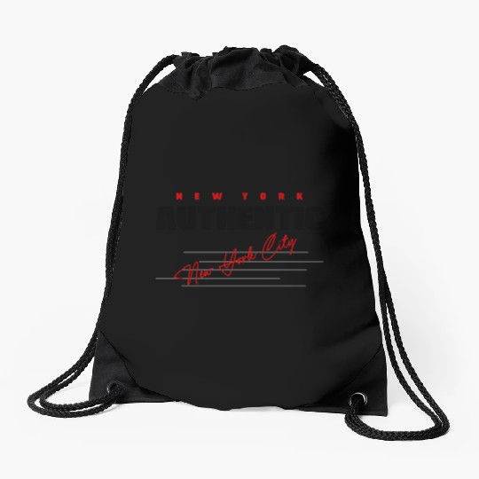 New York City Drawstring Bags