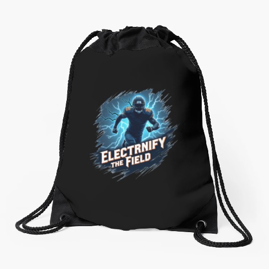 Energy Surge angry runner Drawstring Bags