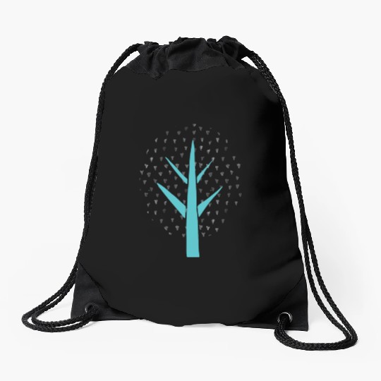 Tree of Life - Nature's Serenity in Art Drawstring Bags