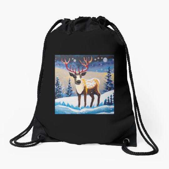 A raider and the night Drawstring Bags