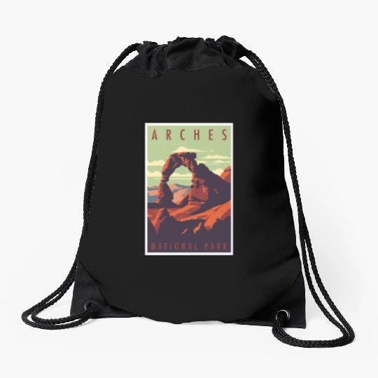 Arches National Park Drawstring Bags
