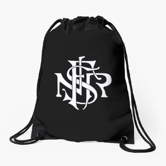 Our Lady of the Rosary of Fátima - NSRF monogram Drawstring Bags