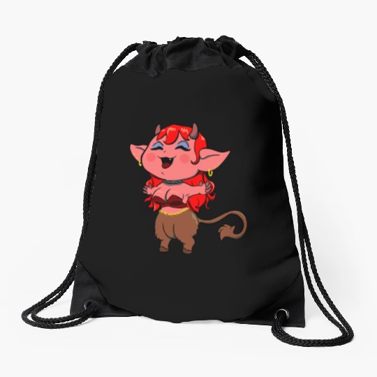 Chibi Demon Drawstring Bags