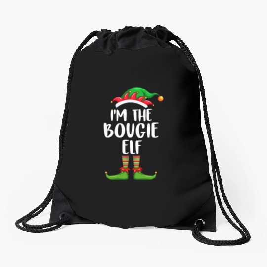 I'm The Bougie Elf Drawstring Bags Matching Family Christmas