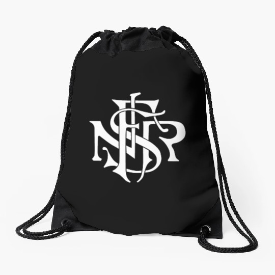 Our Lady of the Rosary of Fátima - NSRF monogram Drawstring Bags