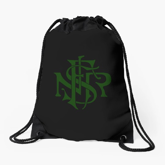 Our Lady of the Rosary of Fátima - NSRF monogram Drawstring Bags