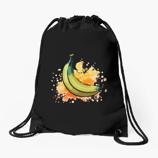 Vegetarians Vegan Banana Drawstring Bags
