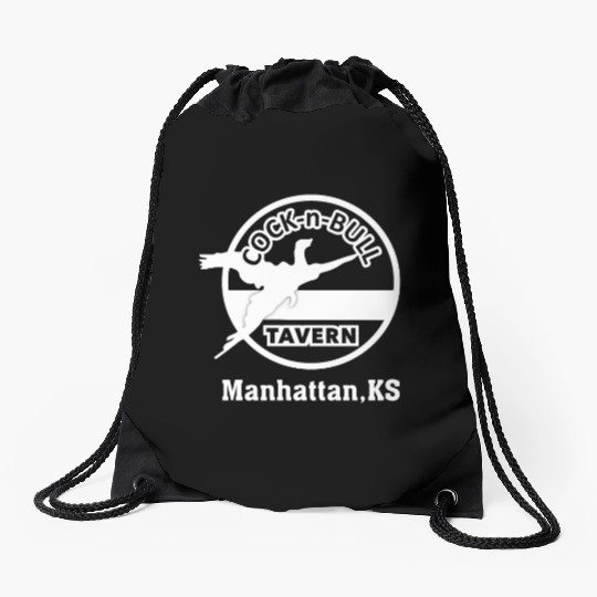 Cock N Bull Tavern Manhattan Drawstring Bags