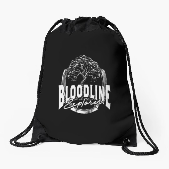Genealogy Genealogist Bloodline Explorer Drawstring Bags