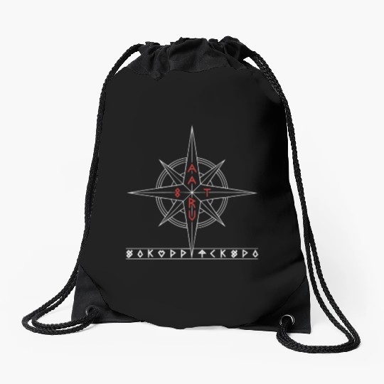 Asatru Valhalla Scandinavian Pride Norsemen Viking Drawstring Bags