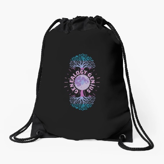 Genealogy Genealogist Ancestry Drawstring Bags
