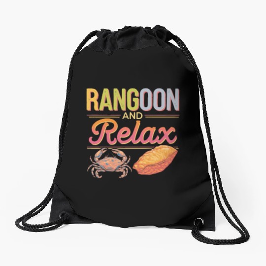 Crab Rangoon Lover American Chinese Sea Food Drawstring Bags